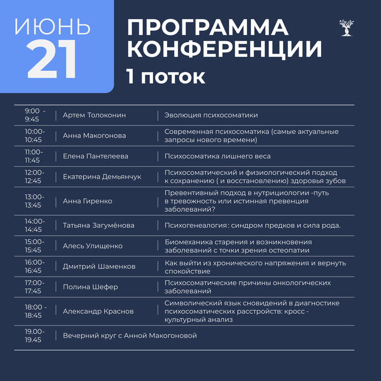 Международная онлайн-конференция по психосоматике — 2025
