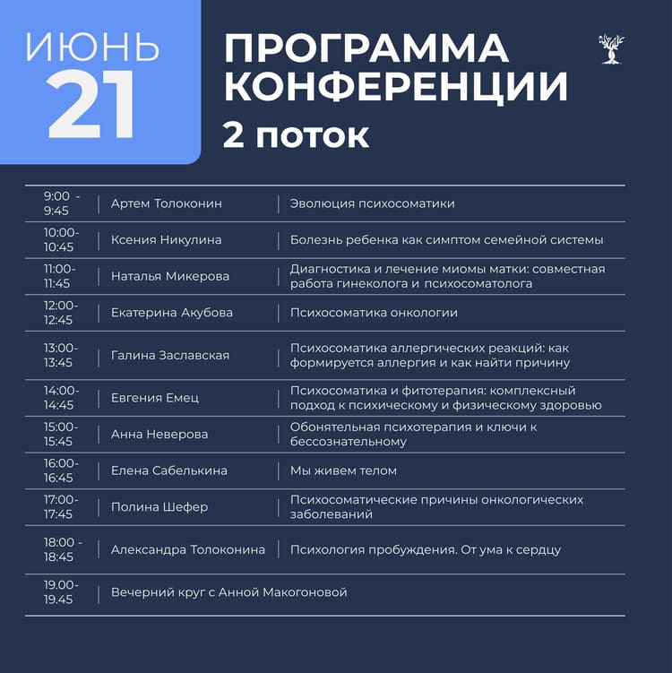 Международная онлайн-конференция по психосоматике — 2025