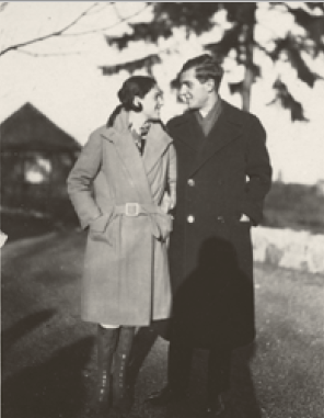 Старшая дочь Урсула с мужем Вольфом Деметром. 1929 год - год их свадьбы