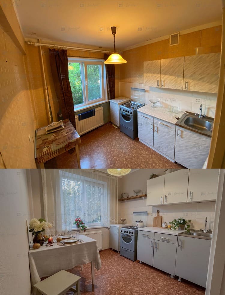 Хоумстейджинг квартиры перед продажей. Проект: Вероника Корбут.