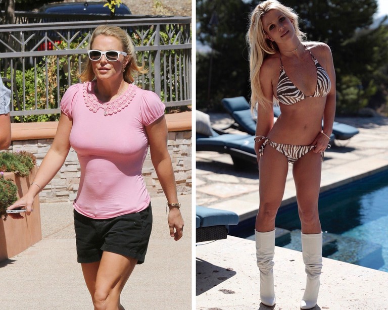Бритни Спирс до и после похудения