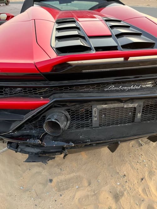 Инстасамка разбила чужую Lamborghini в Дубае