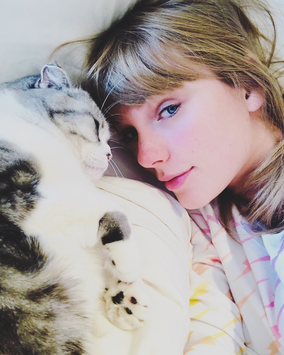 Тейлор Свифт и ее кошка