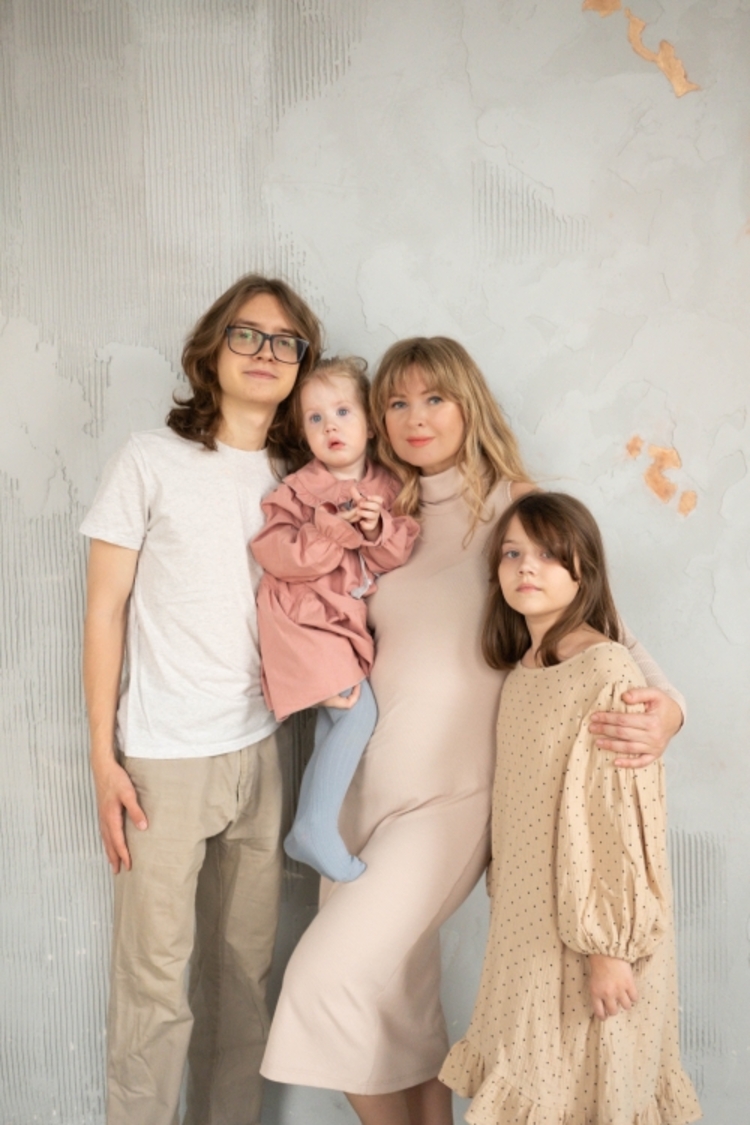 Олеся Кудоярова с детьми. Фото из личного архива.