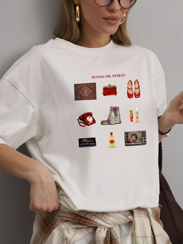 Футболка Russian Girl Wishlist
