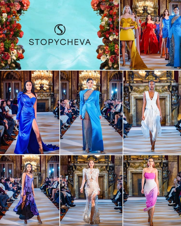 Российский бренд STOPYCHEVA на Парижской неделе моды.