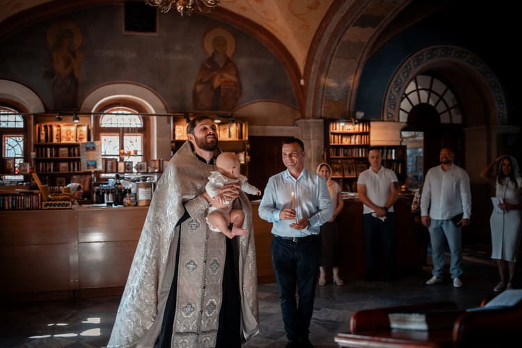 Таинство крещения. Фото из личного архива.