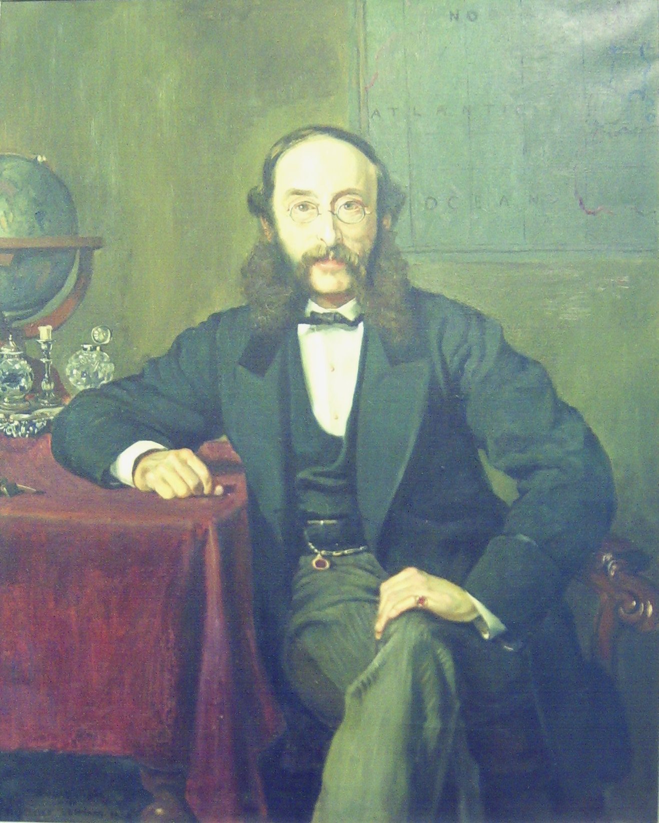 Пауль Юлиус Рейтер на портрете Рудольфа Лемана, 1869 год