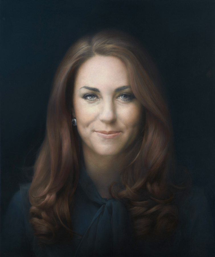 Первый официальный портрет герцогини Кембриджской Кейт Миддлтон