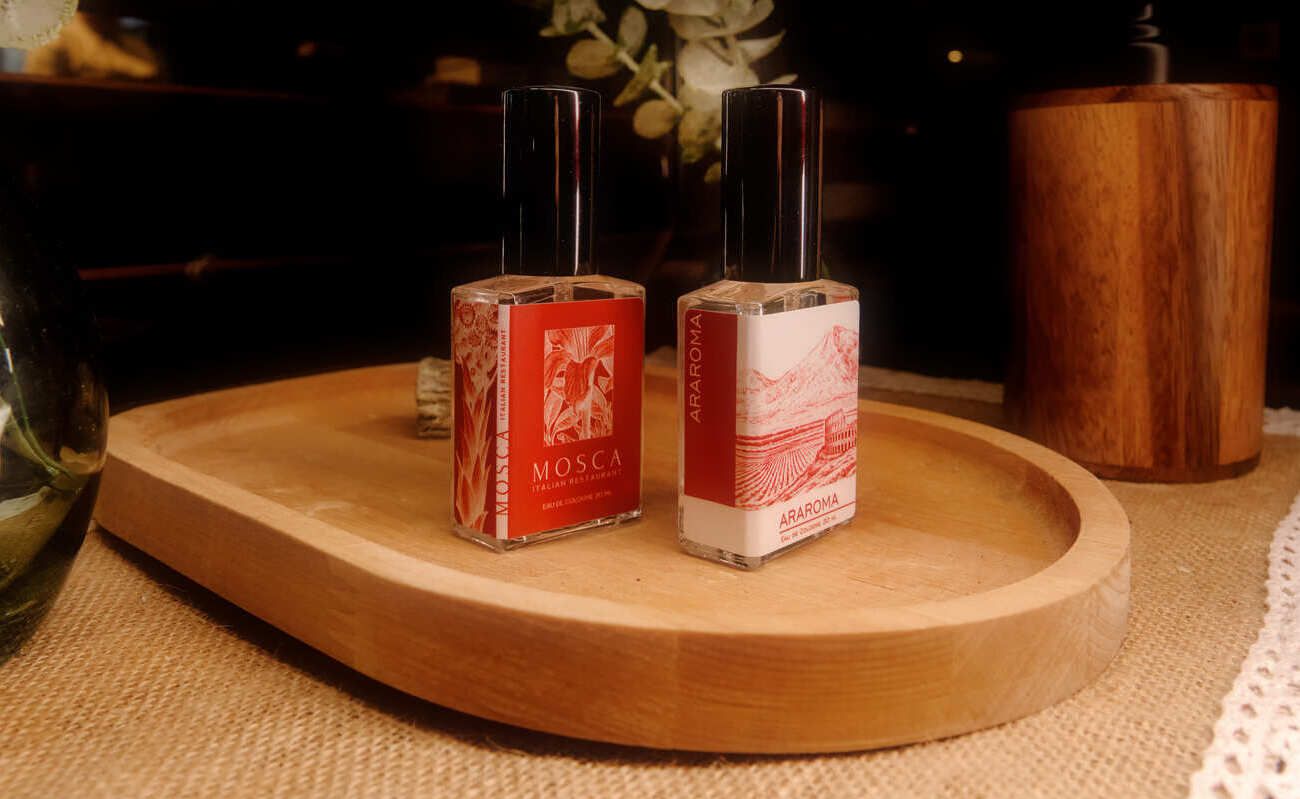 Mosca представил собственную парфюмерную линию